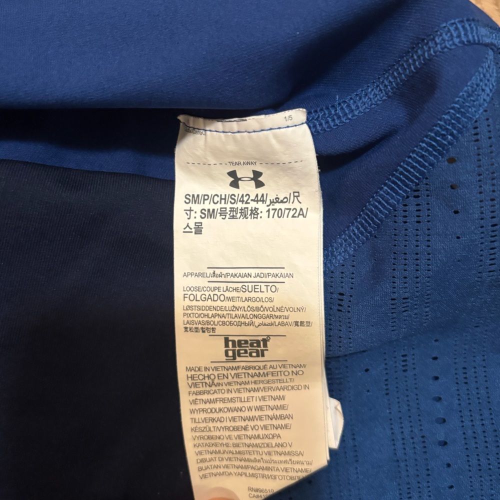 Under Armour Women's Royal Blue Athletic Skort with Built-In Shorts - Picture 3 of 4